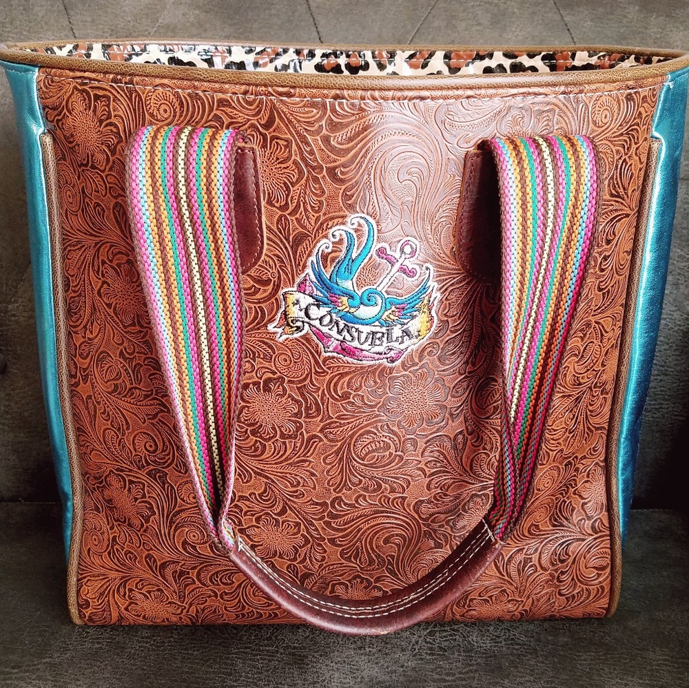 Consuela Leather Tote Bag